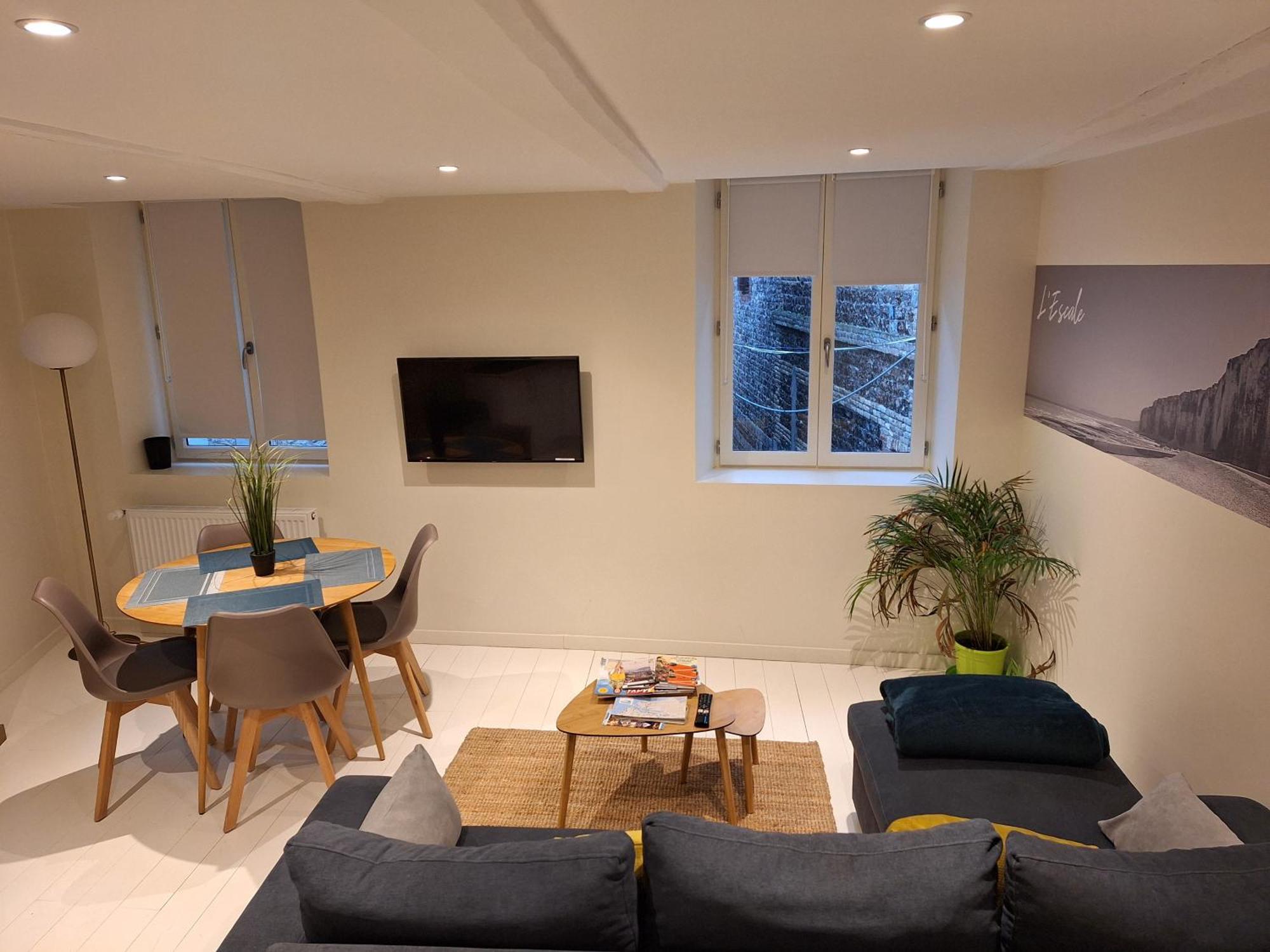 Appartement Le Phare Au Pied Du Port Saint-Valery-en-Caux Buitenkant foto